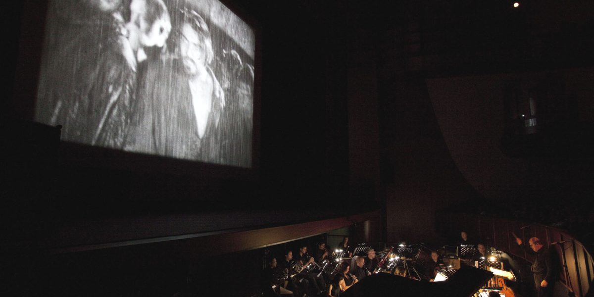 Le Giornate del Cinema Muto 2011, serata inaugurale con NOVYI VAVILON (Nuova Babilonia, URSS 1929) di Grigorij Kozintzev e Leonid Trauberg. Fotografia di Paolo Jacob.